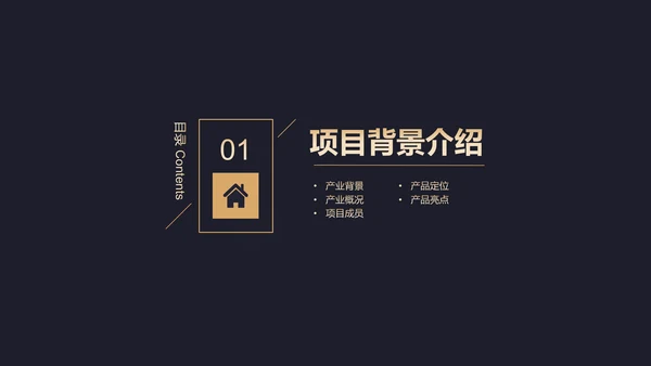 高端黑金商业计划书通用PPT模板