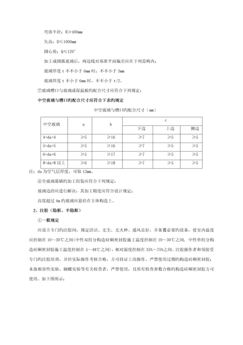 玻璃幕墙综合施工专题方案.docx