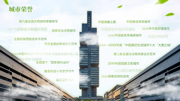 我的家乡贵阳城市宣传通用PPT模板