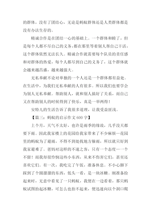 关于蚂蚁启示的作文.docx