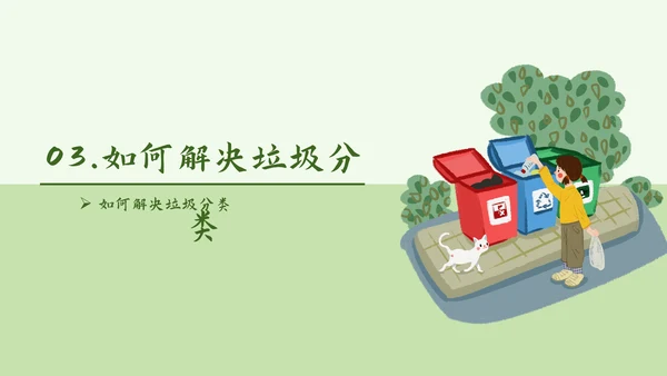 环保公益垃圾分类PPT简报