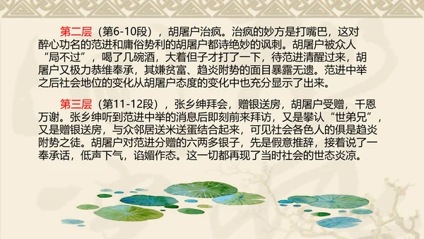 中国风传统文化范进中举语文教学PPT课件