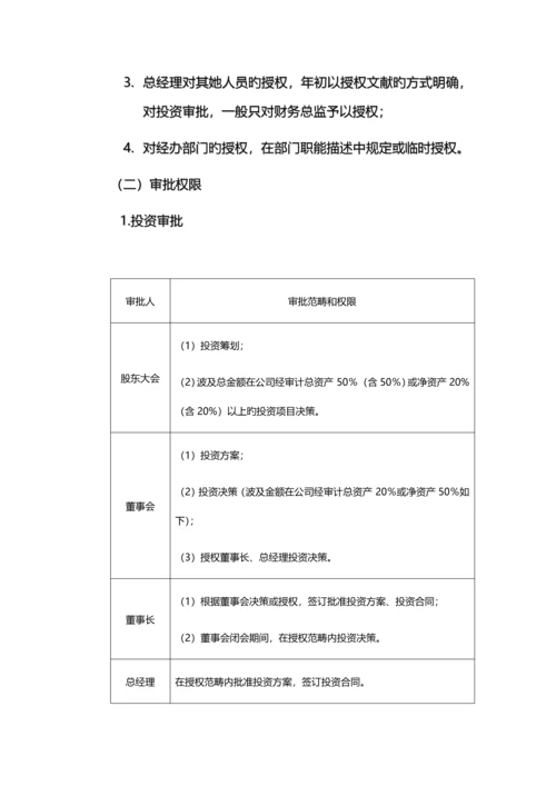 公司对外投资管理新版制度.docx