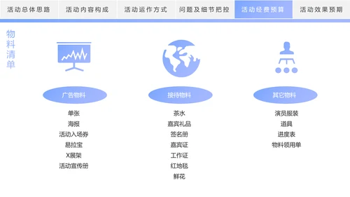 时尚线条商务活动策划方案书PPT模板