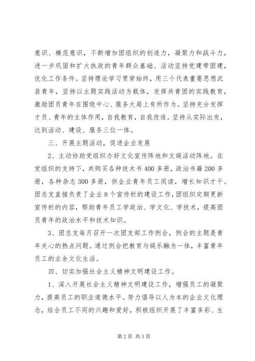 先进“两新”基层团组织事迹.docx