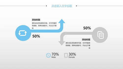 商务风简约总结汇报PPT模板