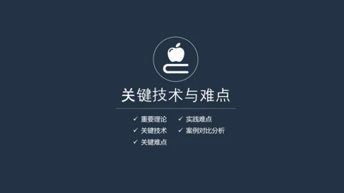 深色严谨严肃的论文毕业答辩动态PPT模板