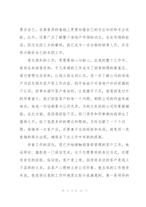 销售助理年度工作计划范文5篇.docx