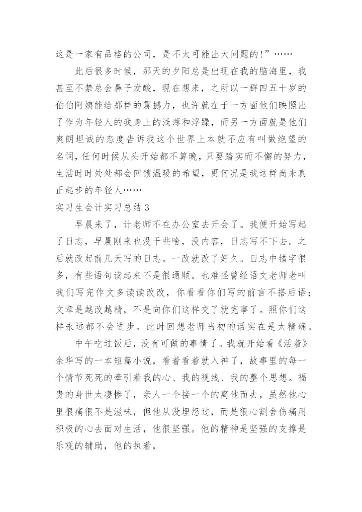 实习生会计实习总结.docx