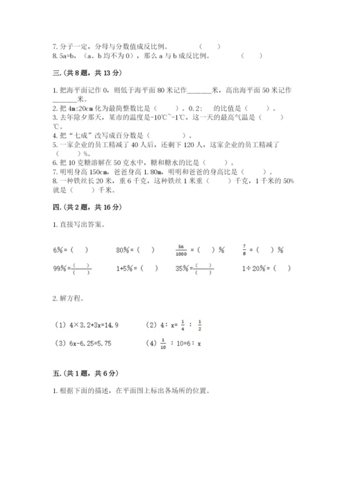 小升初数学综合模拟试卷含完整答案【易错题】.docx
