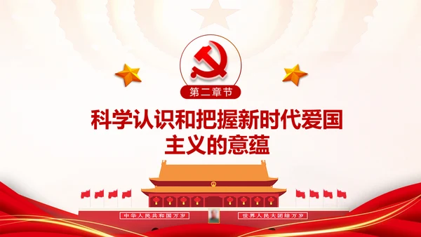 加强爱国主义教育弘扬爱国主义精神主题教育PPT微党课