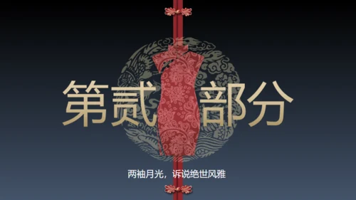 旗袍通用PPT模版