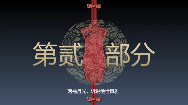 旗袍通用PPT模版