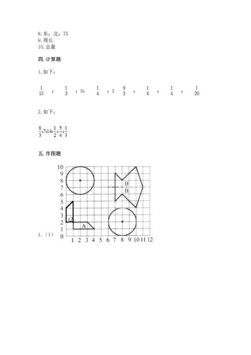 人教版六年级上册数学期末测试卷【考点精练】.docx