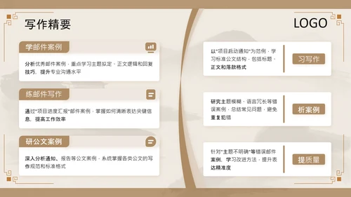 黄色中国风职场邮件与公文写作规范PPT