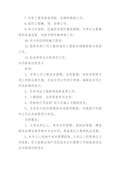 合约部岗位职责.docx