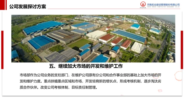 建设管理股分公司工作汇报PPT模板