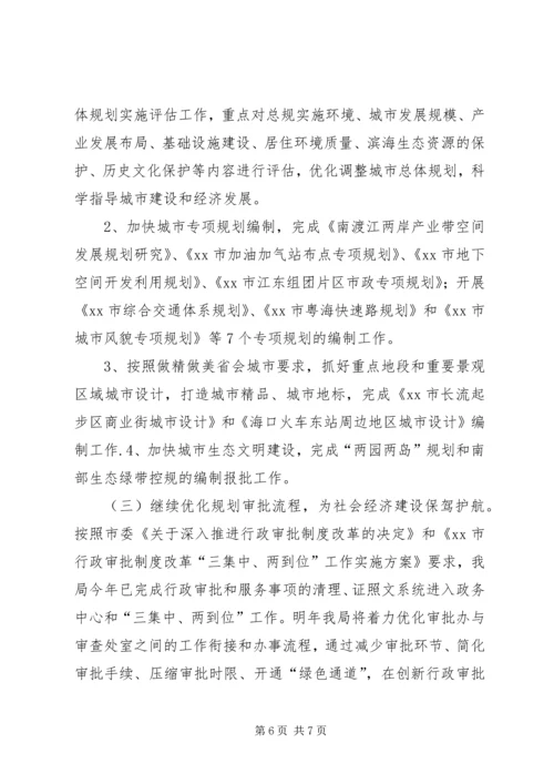 市规划局工作总结报告 (2).docx