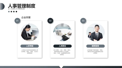 企业新员工入职员工培训手册通用PPT模板
