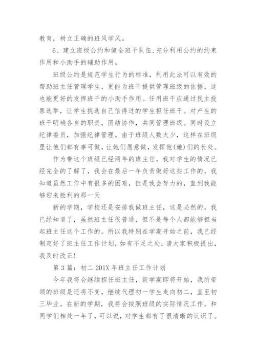 初二班主任工作计划.docx