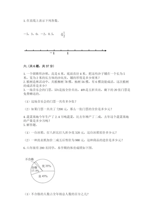 最新人教版小升初数学模拟试卷附参考答案【实用】.docx