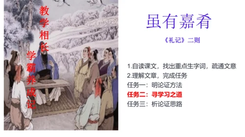 22. 《礼记》二则《虽有佳肴》 课件 (共22张PPT)