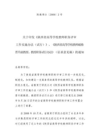 陕西省高等学校教师职务评审.docx