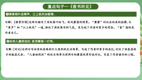 统编版2024三年级语文上册第二单元复习   课件