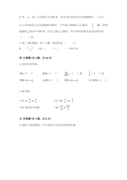 北师大版六年级下册数学 期末检测卷精品【完整版】.docx