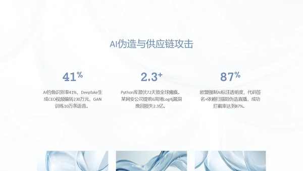 蓝色简约质感网络安全教育报告PPT模板