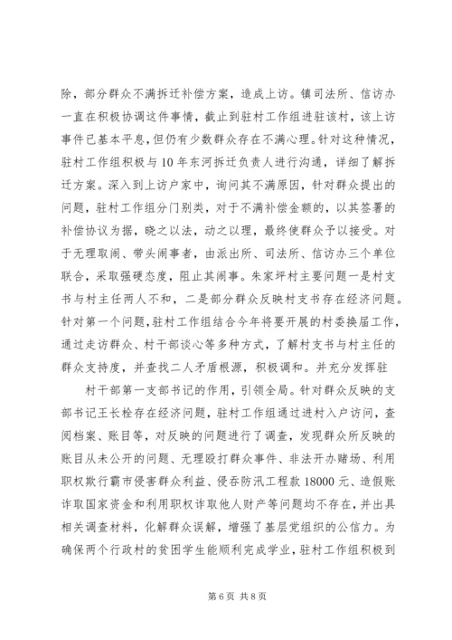 后进村整顿汇报材料.docx