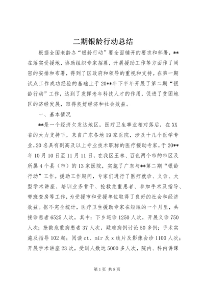 二期银龄行动总结.docx
