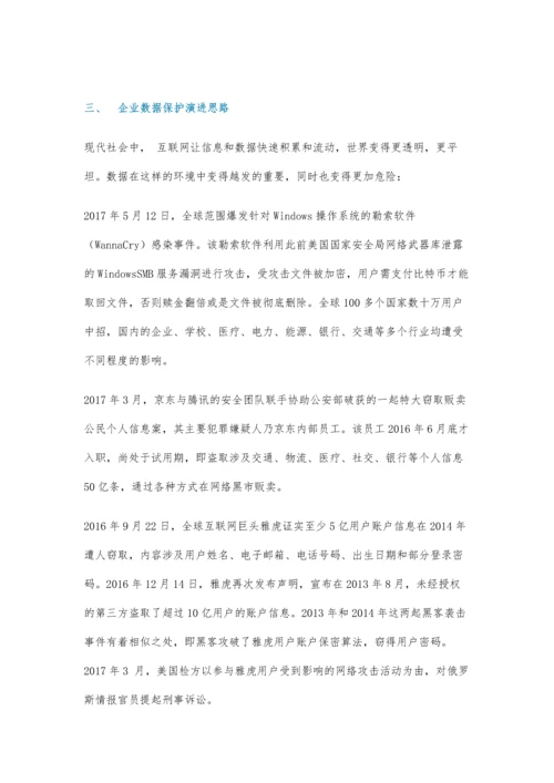 企业数据保护演进分析与建设思路.docx