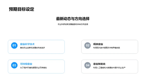 农学研究领域探索