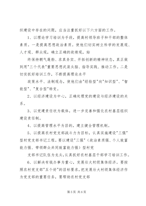 对当前农村基层党组织建设的调研报告 (3).docx