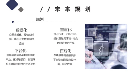 团队项目供应链金融saas平台商业计划书通用PPT模板