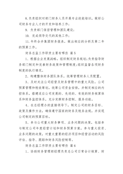 财务总监工作职责主要有哪些.docx