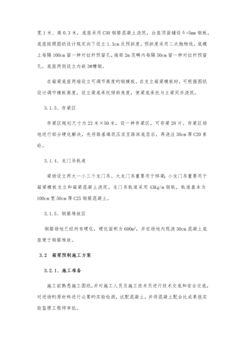 m箱梁预制综合施工专题方案.docx