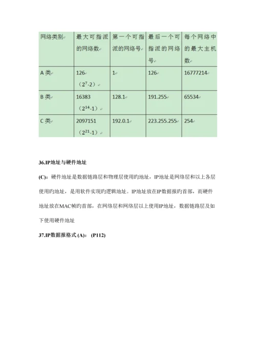 2023年计算机网络知识点.docx