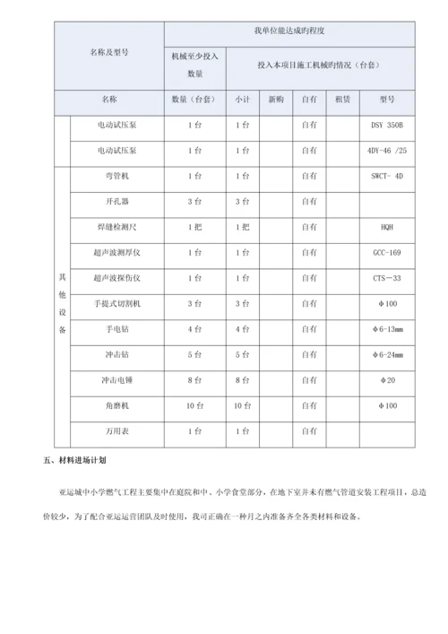 燃气工程施工方案培训讲义.docx