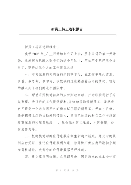 新员工转正述职报告.docx