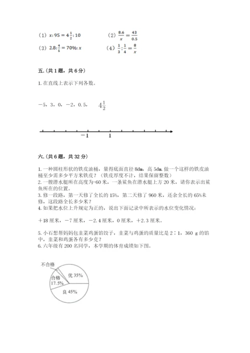 小升初数学综合模拟试卷附答案（黄金题型）.docx