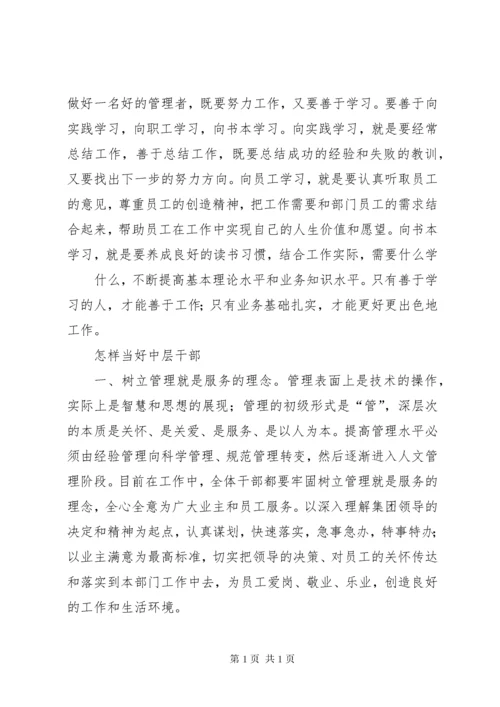 加强中层干部管理,提升中层干部素质的思考和探索 (2).docx