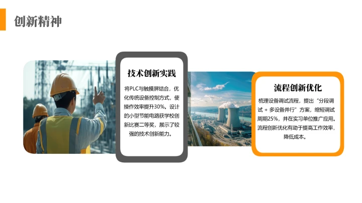 电气工程和自动化专业大学生求职个人能力综合展示职业生涯规划通用PPT模版