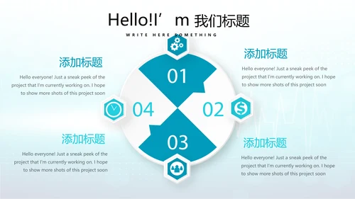 蓝色时尚医疗手术室述职报告动态PPT