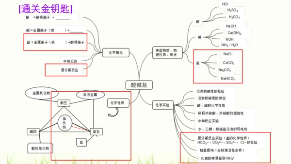 人教版九年级化学下册第十一单元 盐 化肥复习课件(共23张PPT)