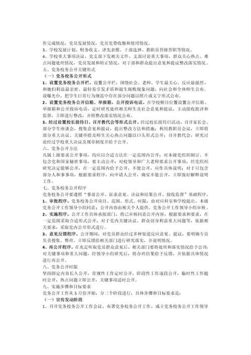 党务校务公开工作实施专业方案.docx