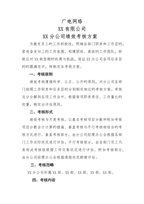 公司绩效考评专题方案.docx