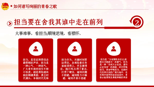 五四精神传承有我弘扬五四精神共青团PPT团课