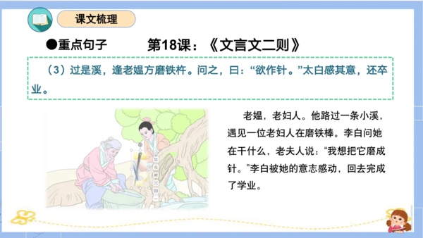 统编版四年级语文下册单元复习第六单元（复习课件）
